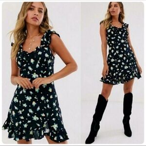 Free People LIKE A LADY MINI DRESS